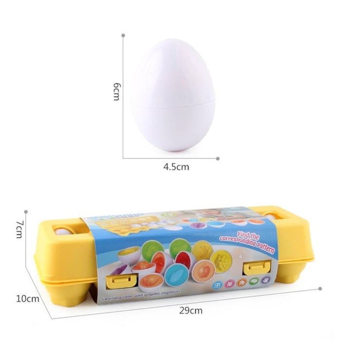 Sensory-Geometric Eggs Toy